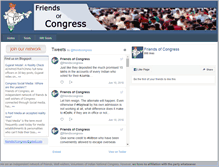 Tablet Screenshot of friendsofcongress.com